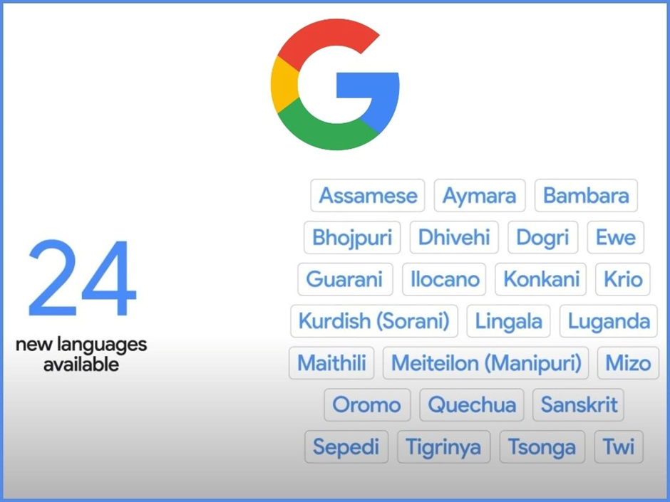 24 Indian languages : Google IG conference