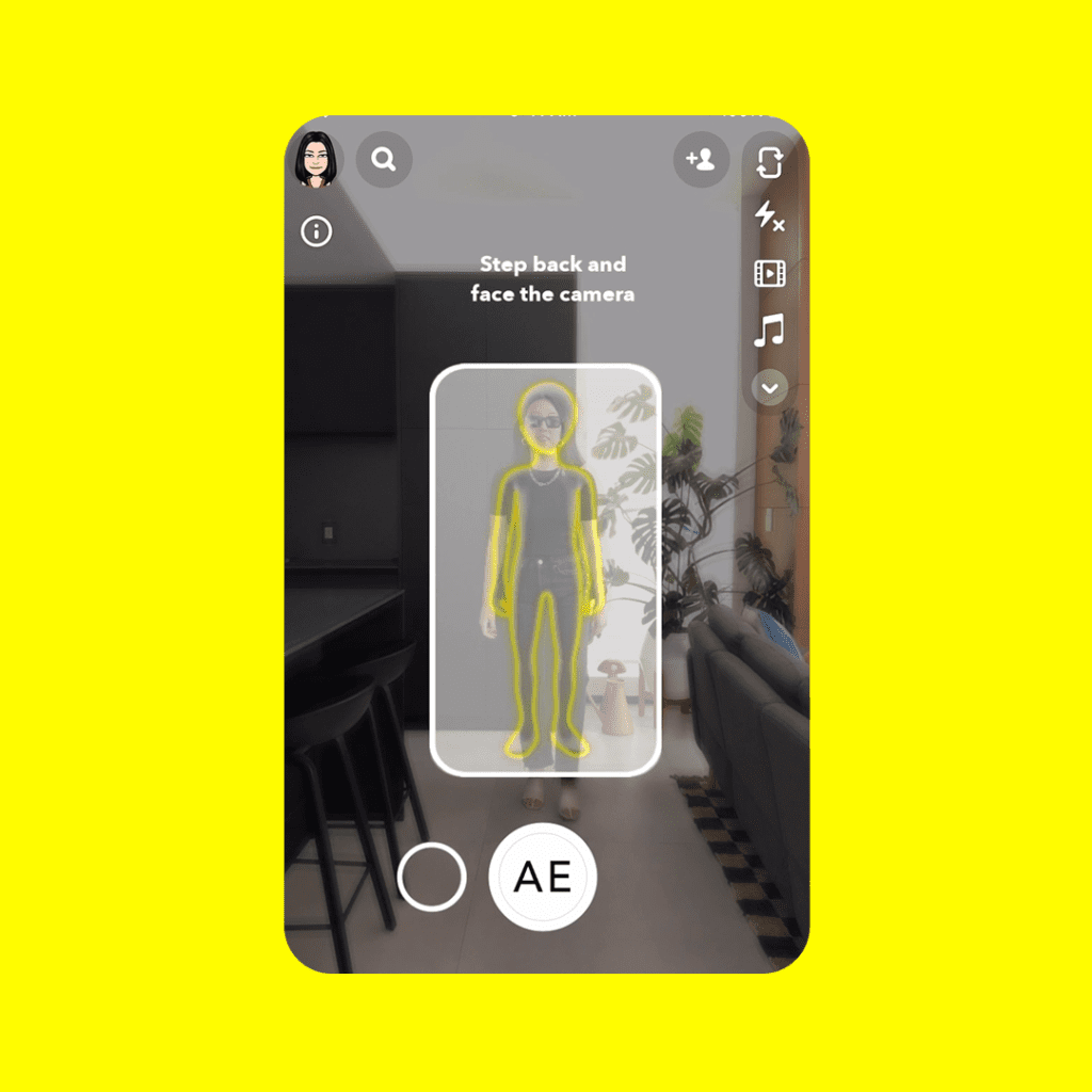 AR scanner in Snapchat
