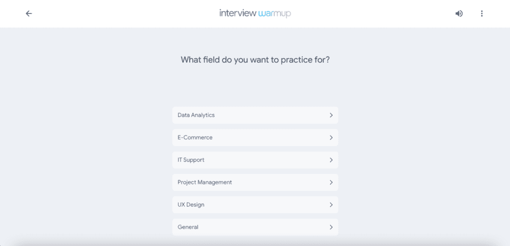 Google's Interview warmup tool step by step