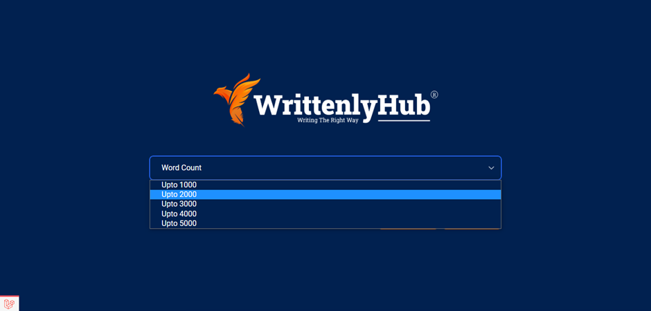 WHub signup process 3 - For content writing jobs