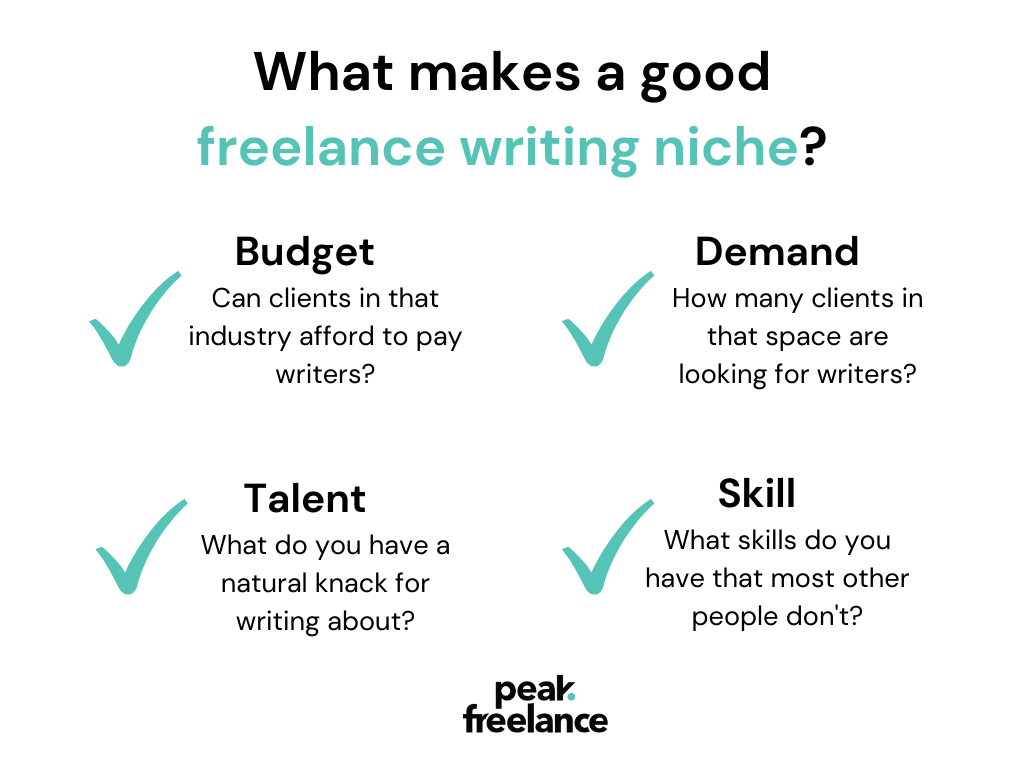 freelance content writing niche