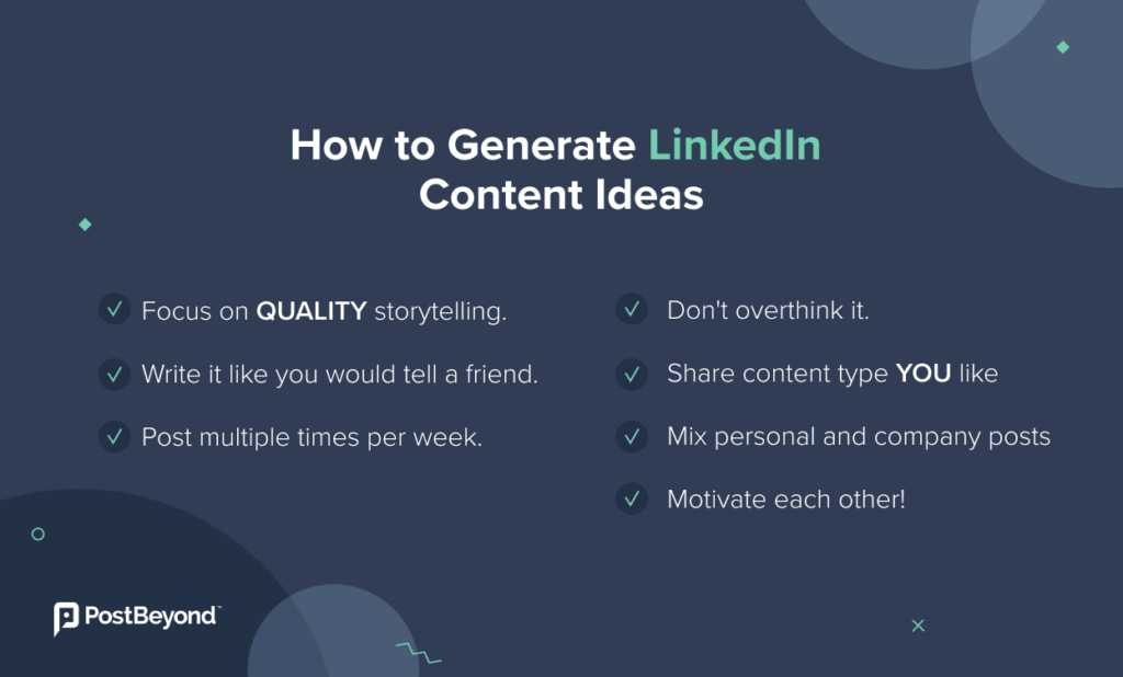 Linkedin Content Strategy Ideas