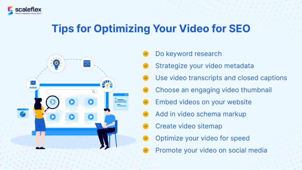 Tips for Optimizing Videos for seo